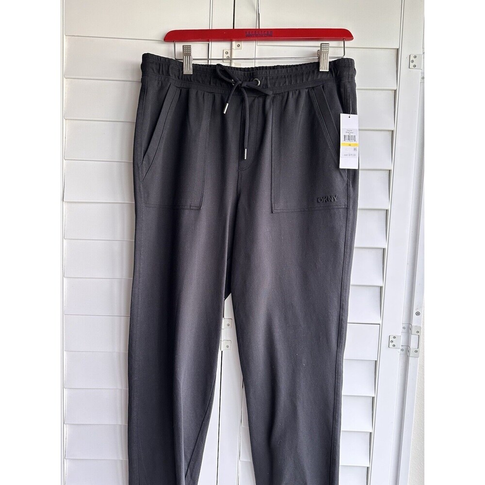 DKNY Womens SMOCKED WAISTBAND JOGGER NEW size M